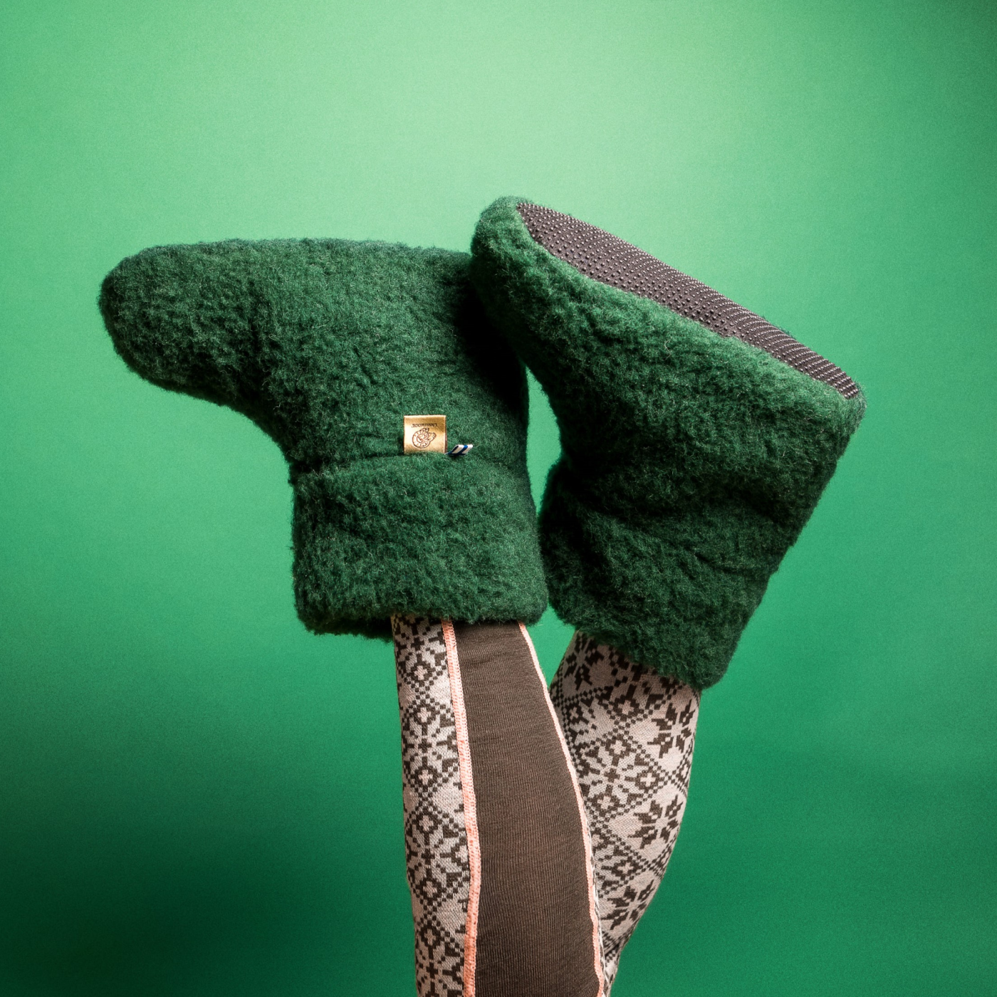 Alaska Wollen Pantoffels